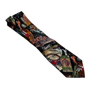 Nicole Miller Vintage 90s Men's Sports Tie NFL MLB NBA 100% Silk Novelty